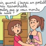 Je veux un téléphone portable, BD pour en parler avec son enfant